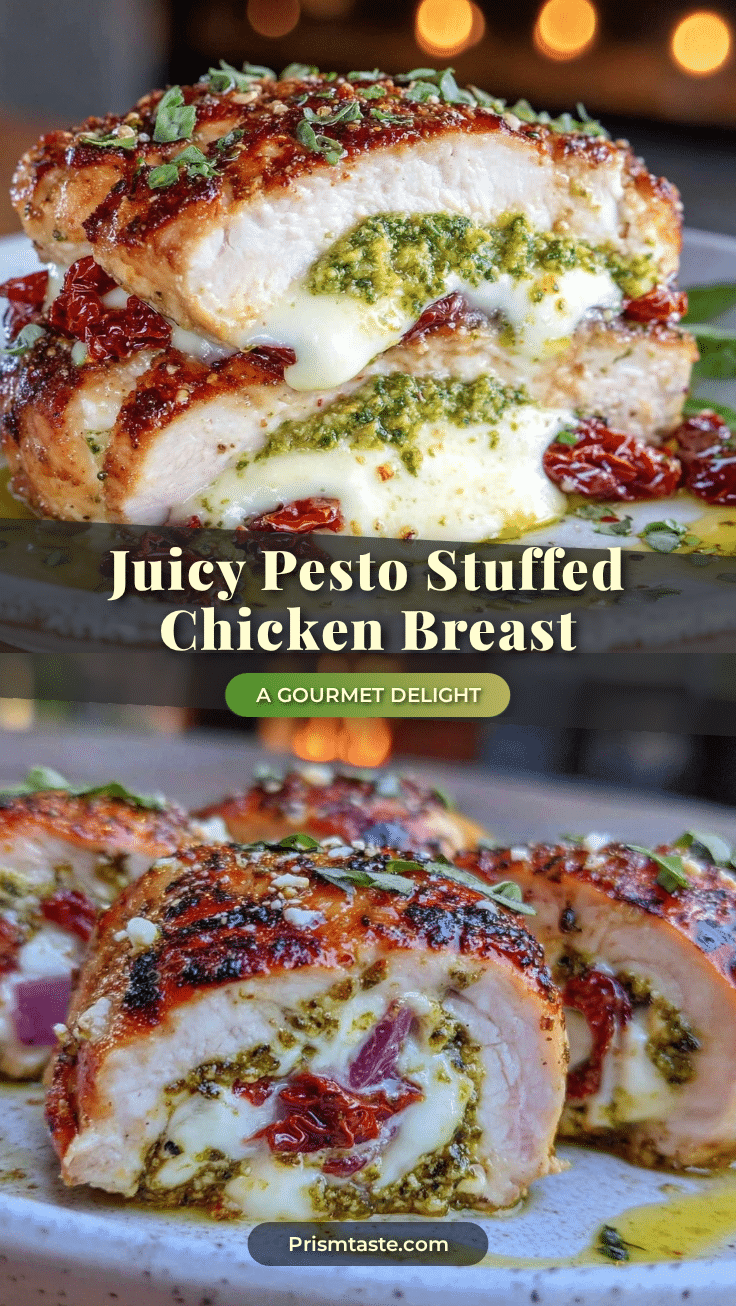 pesto stuffed chicken breast recipe
