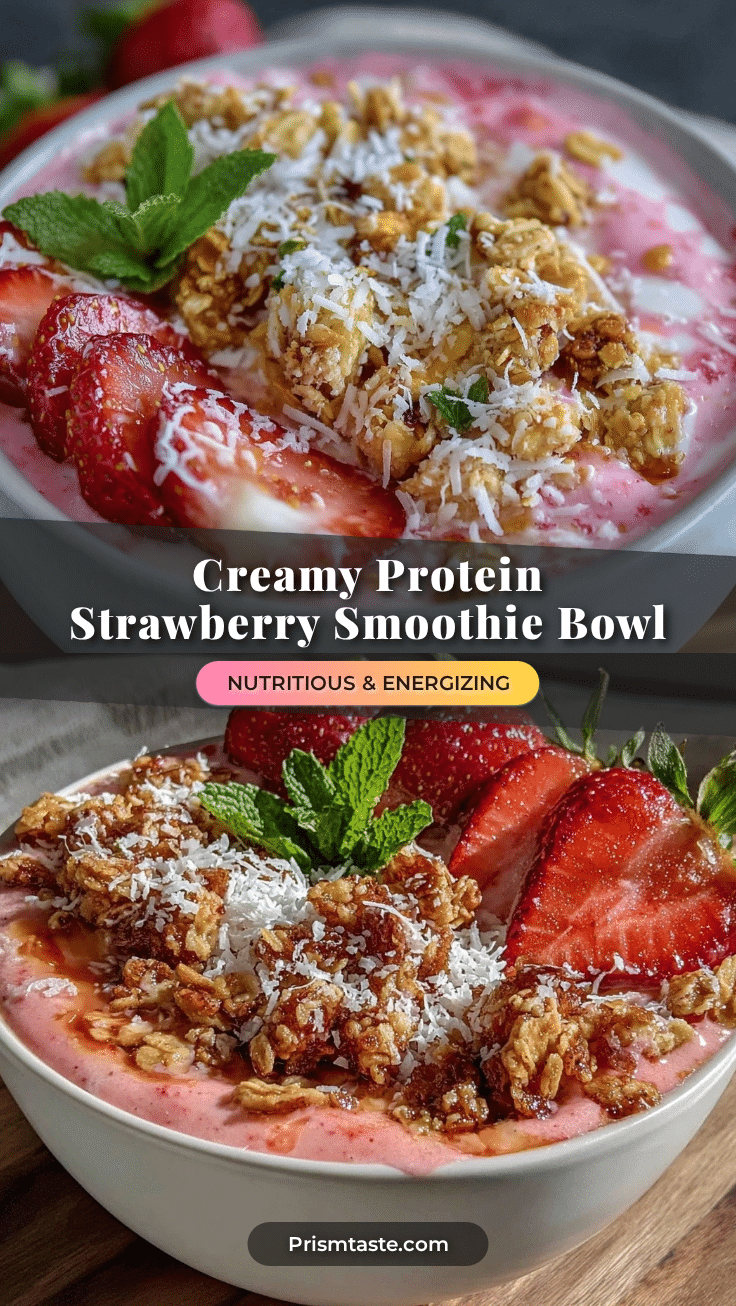protein strawberry smoothie bowl recipe