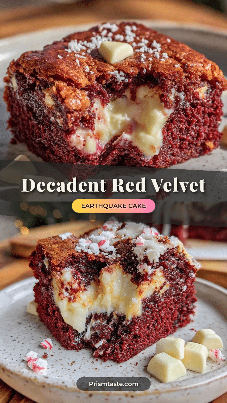 red velvet earthquake cake recipe