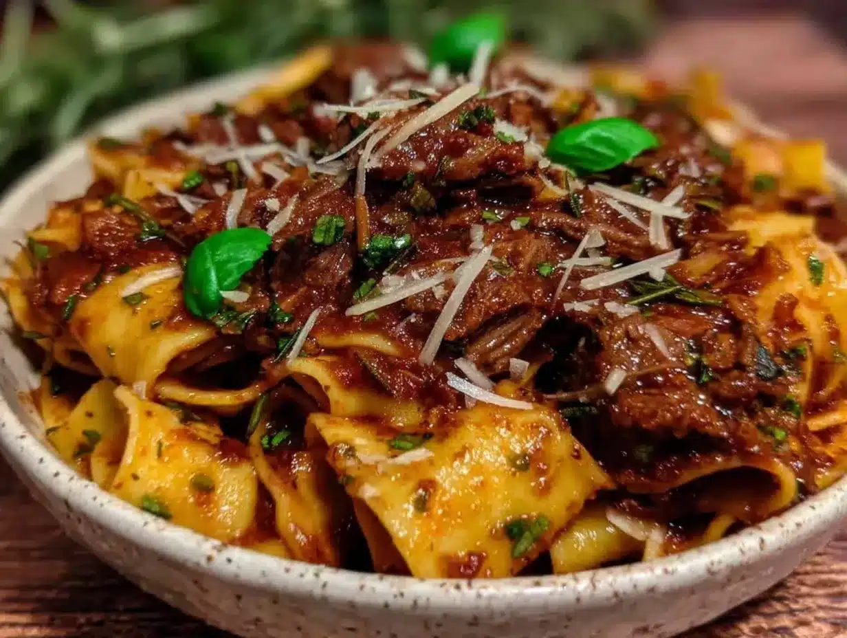 slow cooker beef ragu preparation steps