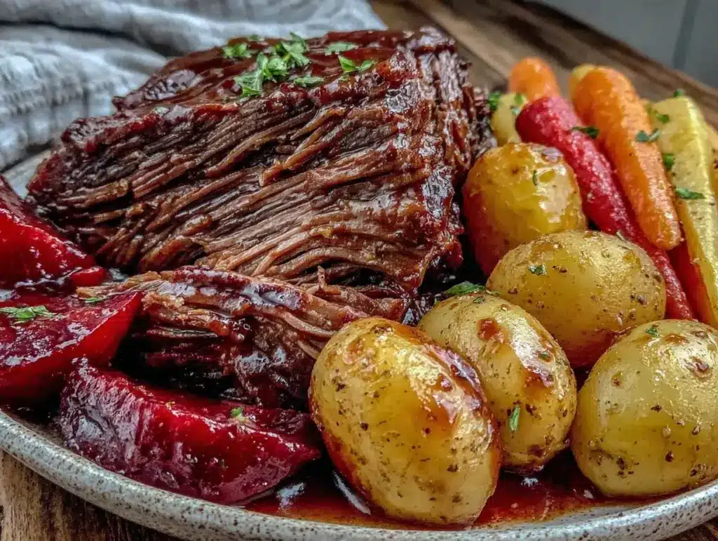 slow cooker pot roast - featured image