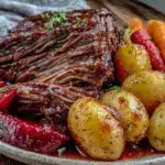 slow cooker pot roast - featured image