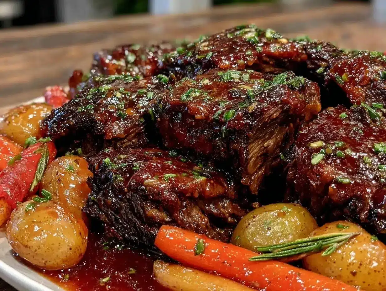 slow cooker pot roast preparation steps