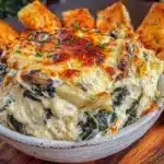 spinach artichoke dip - featured image