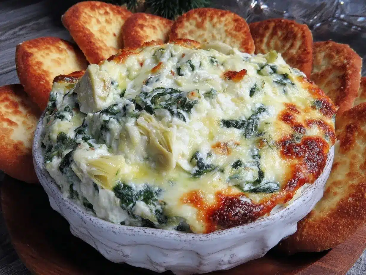 spinach artichoke dip preparation steps