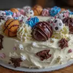 sports-themed buttercream cake - featured image