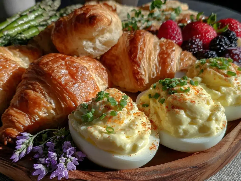 spring brunch charcuterie board - featured image