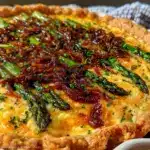 spring herb quiche - featured image