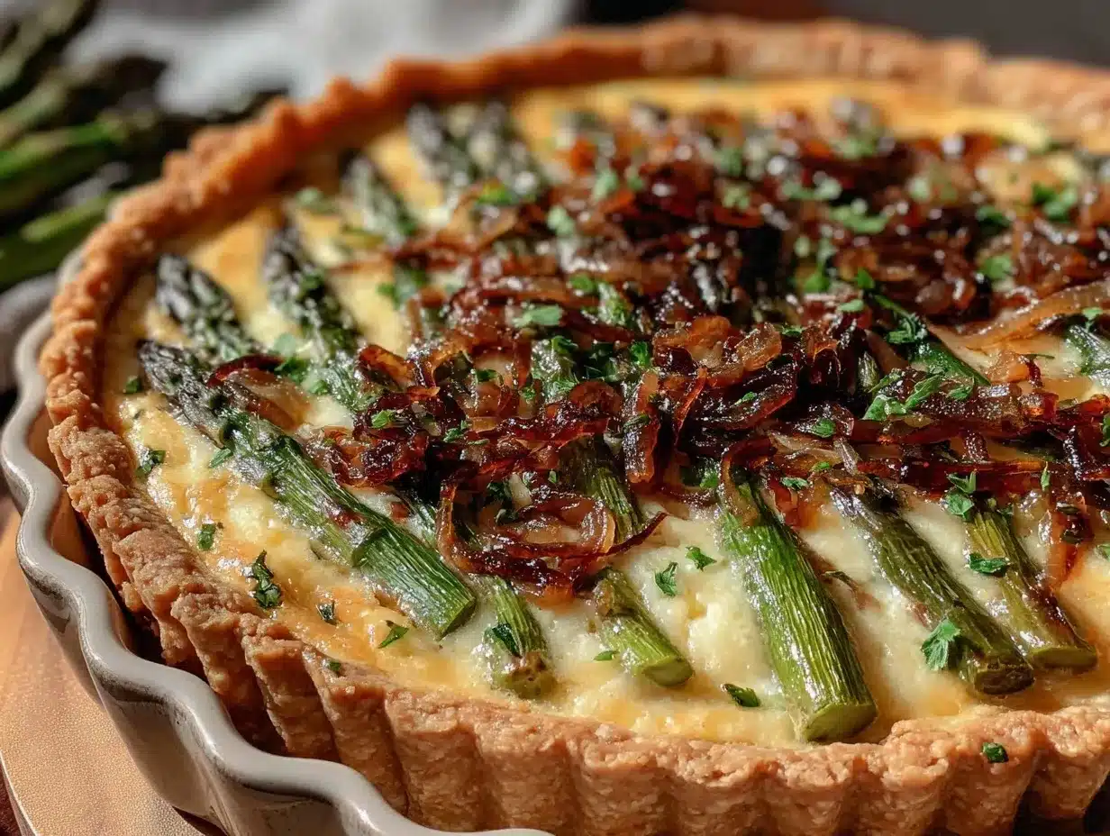 spring herb quiche preparation steps