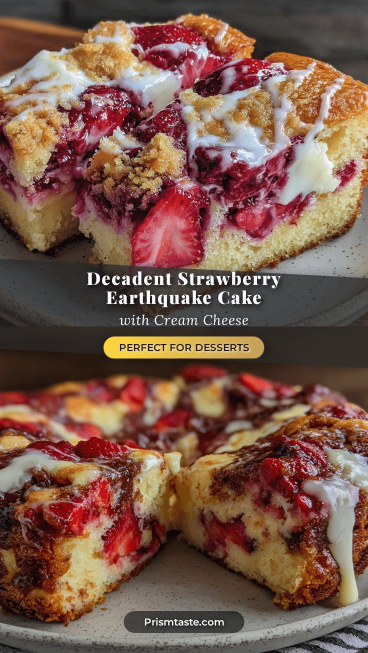 strawberry earthquake cake recipe