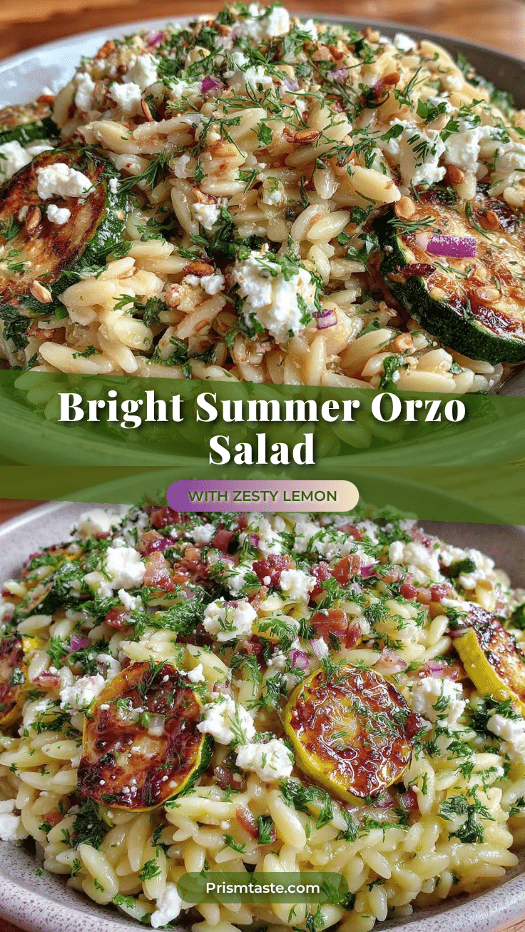 summer orzo pasta salad recipe