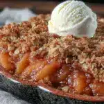 brown butter apple crisp - featured image