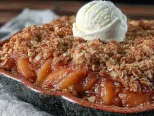 brown butter apple crisp - featured image