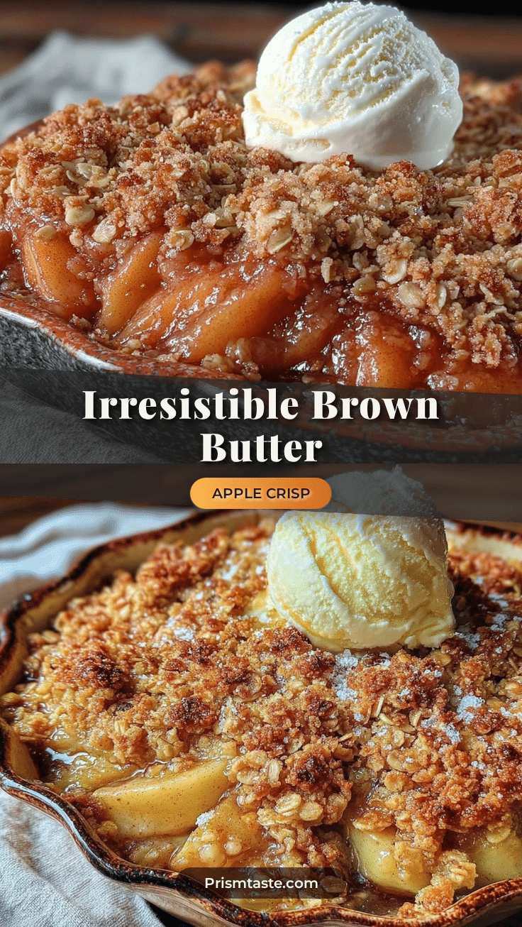 brown butter apple crisp recipe