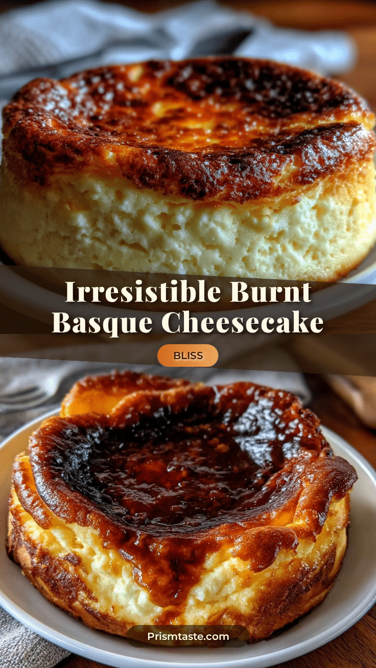 burnt Basque cheesecake recipe