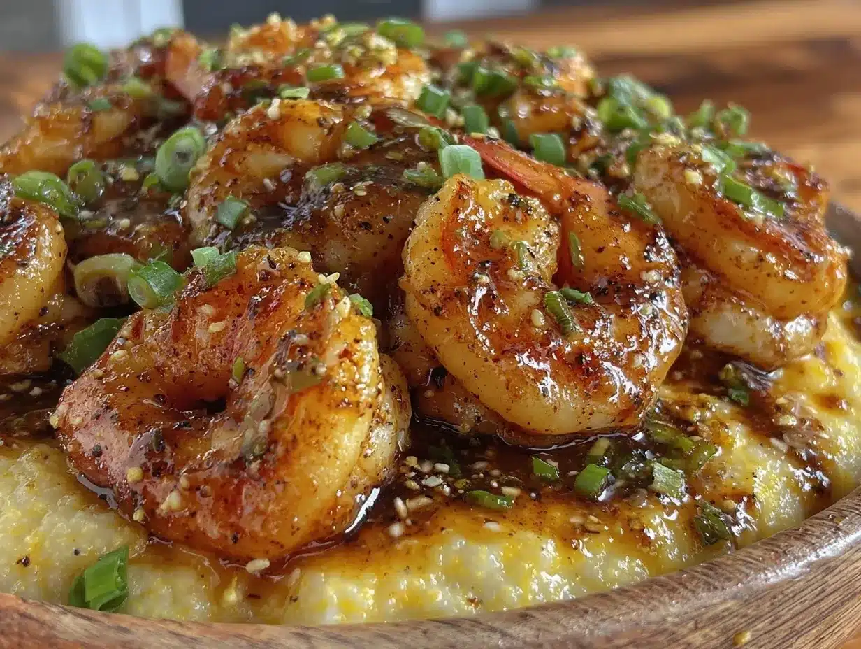 Cajun shrimp and grits preparation steps