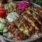 chicken shawarma bowl - featured image