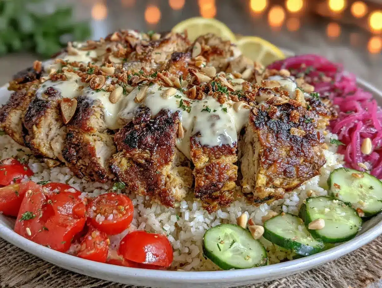 chicken shawarma bowl preparation steps