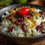 coconut rice and beans - featured image