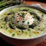 creamy asparagus soup - featured image