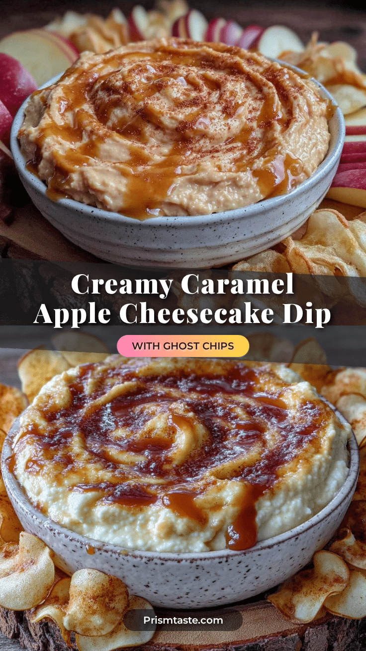creamy caramel apple cheesecake dip recipe
