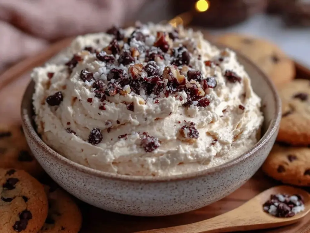 creamy cottage cheese cookie dough dip - featured image