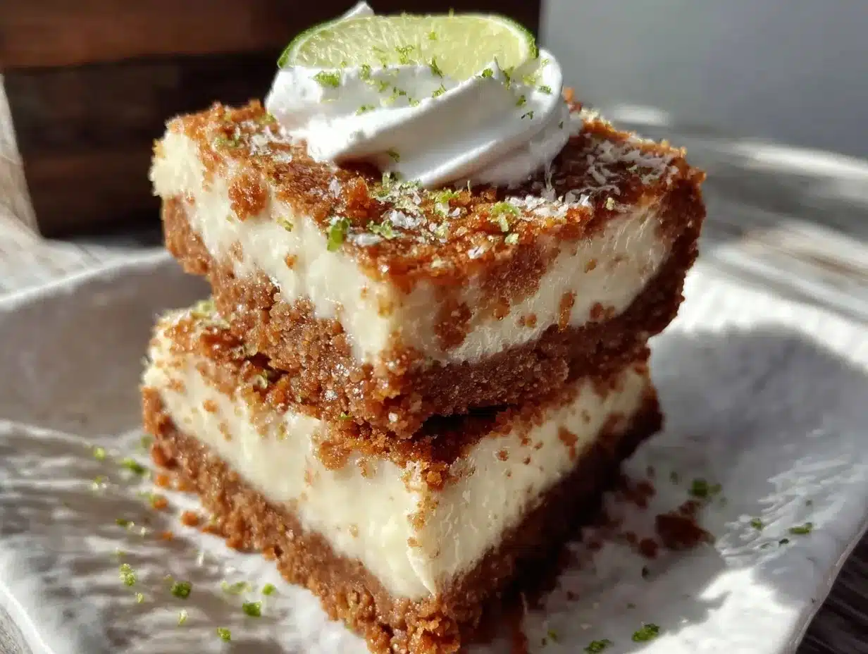 creamy key lime pie bars preparation steps