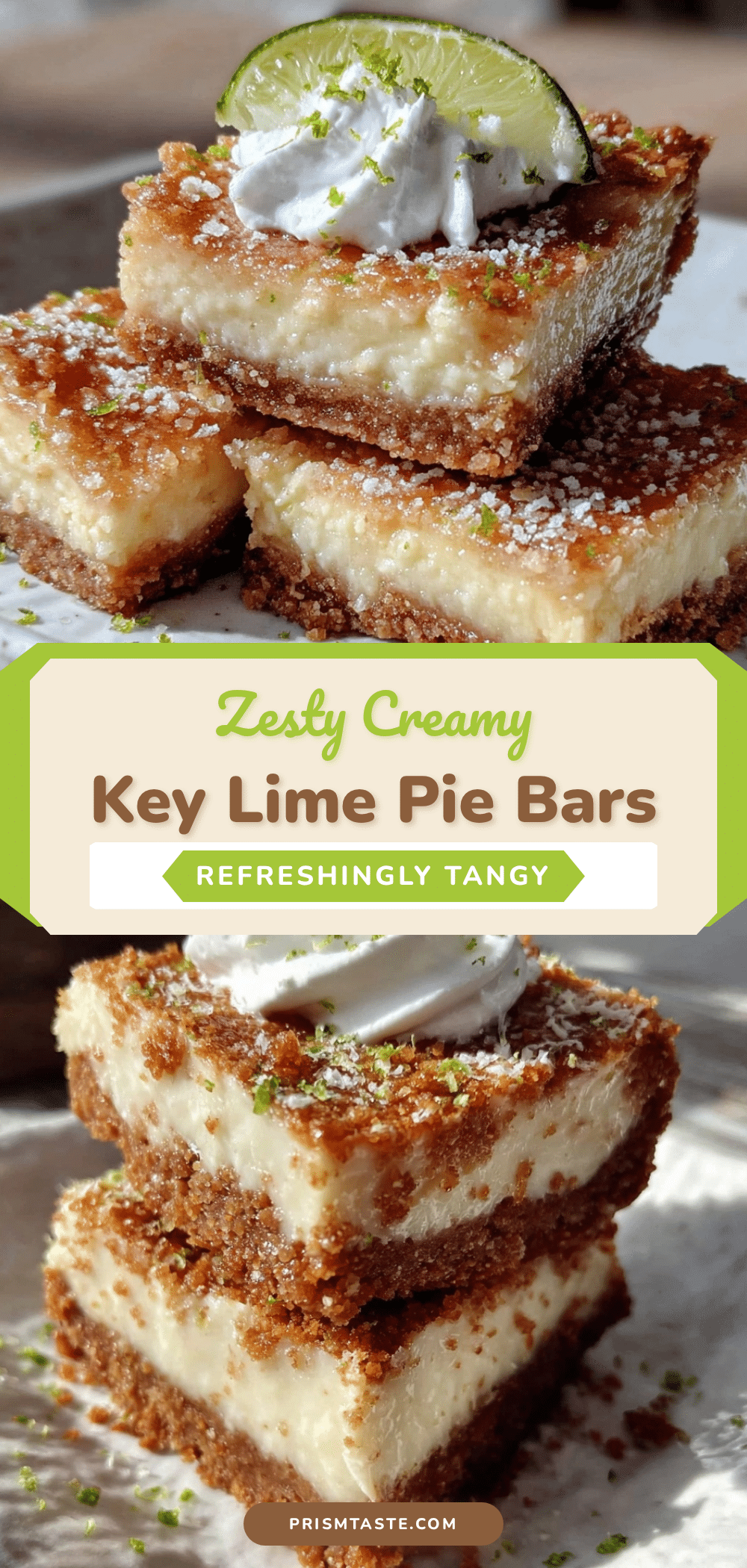 creamy key lime pie bars recipe