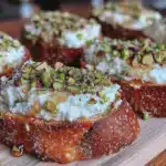 creamy whipped ricotta bruschetta - featured image