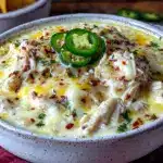 creamy white chicken chili - featured image