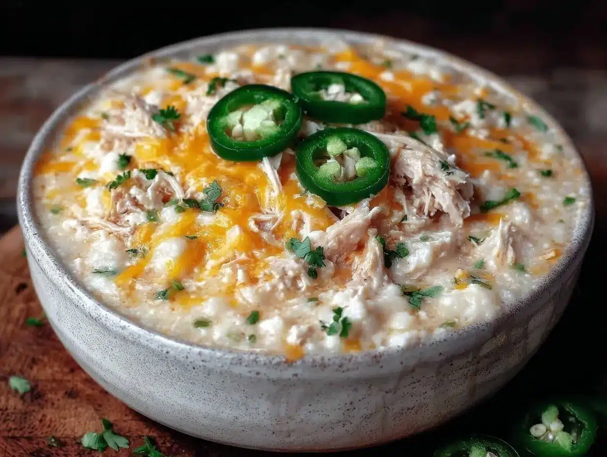 creamy white chicken chili preparation steps