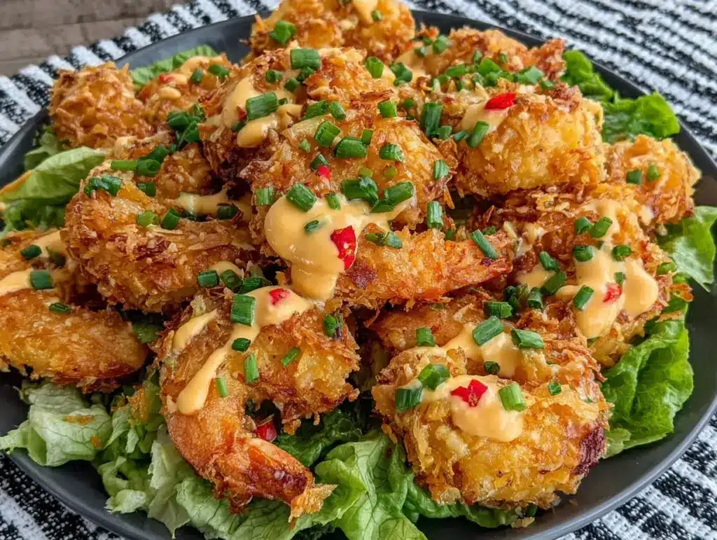 crispy bang bang shrimp - featured image