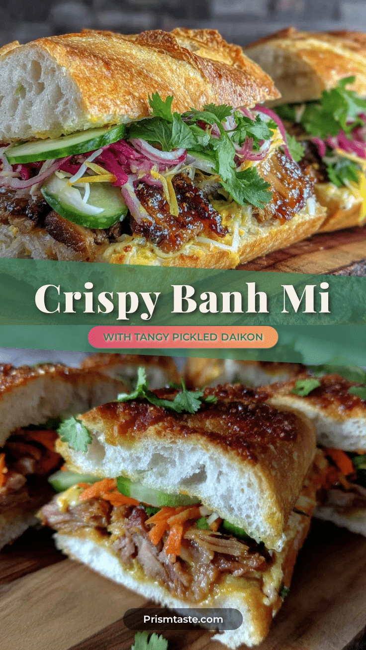 crispy banh mi sandwich recipe