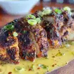 crispy cast iron blackened chicken - featured image