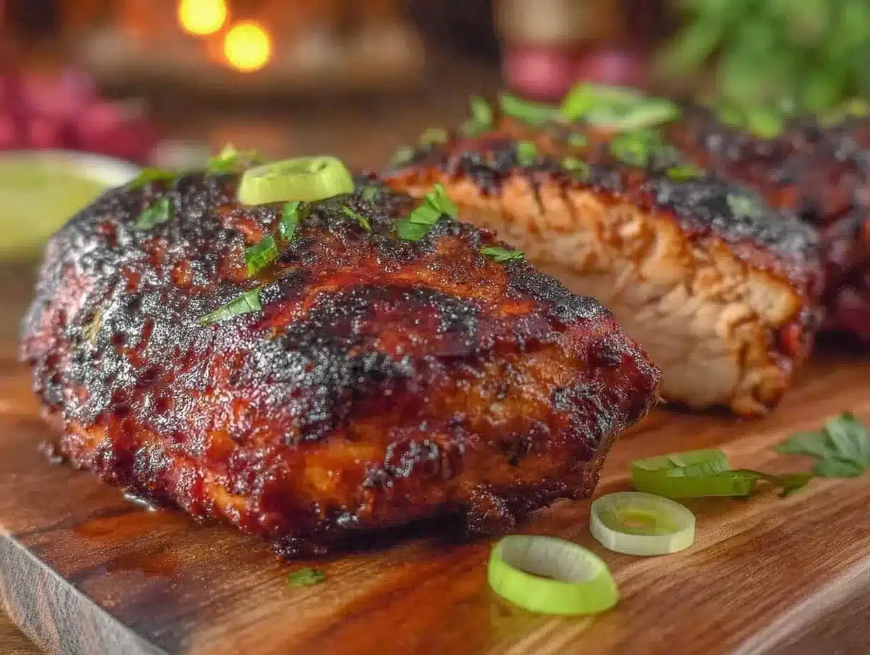 crispy cast iron blackened chicken preparation steps