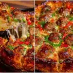 crispy cast iron deep dish pizza - featured image