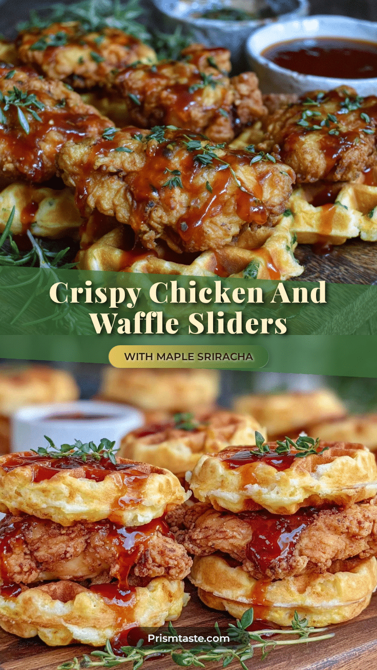 crispy chicken and waffle sliders recipe