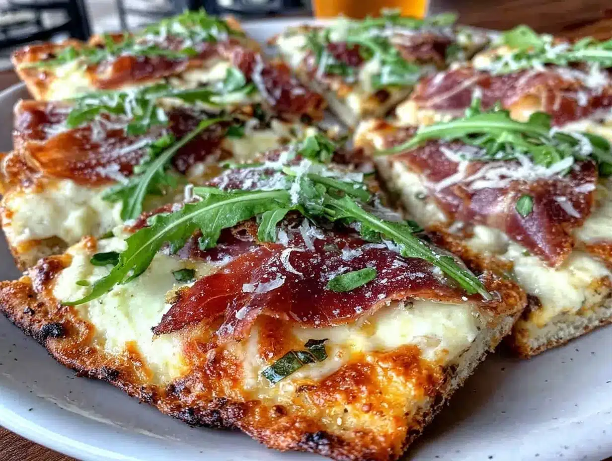 crispy grilled flatbread pizza preparation steps