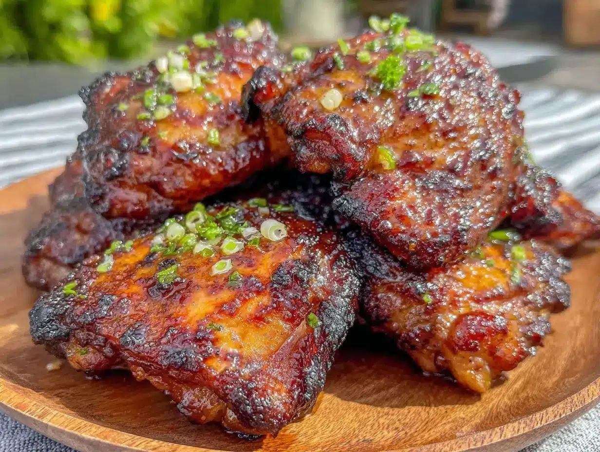 crispy honey soy chicken thighs preparation steps