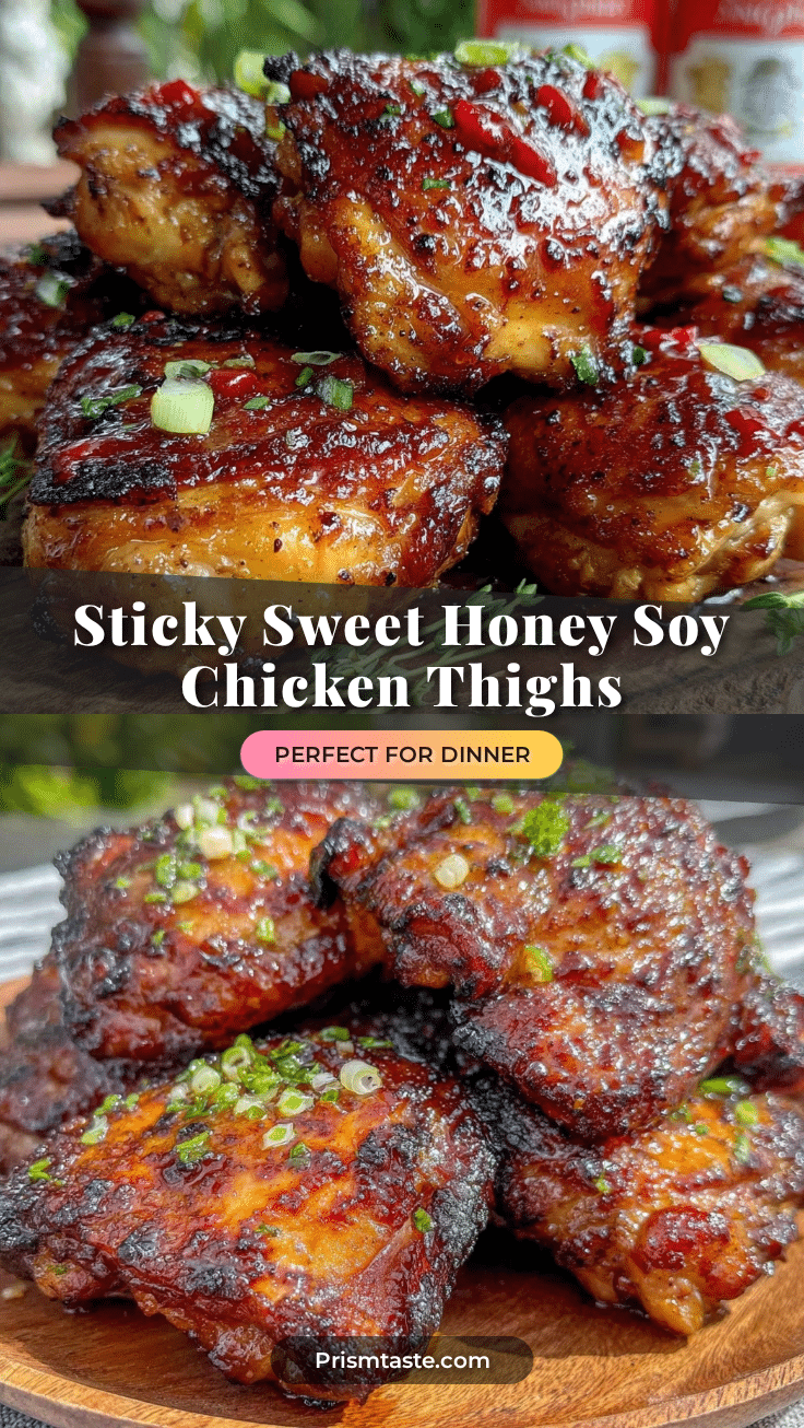 crispy honey soy chicken thighs recipe