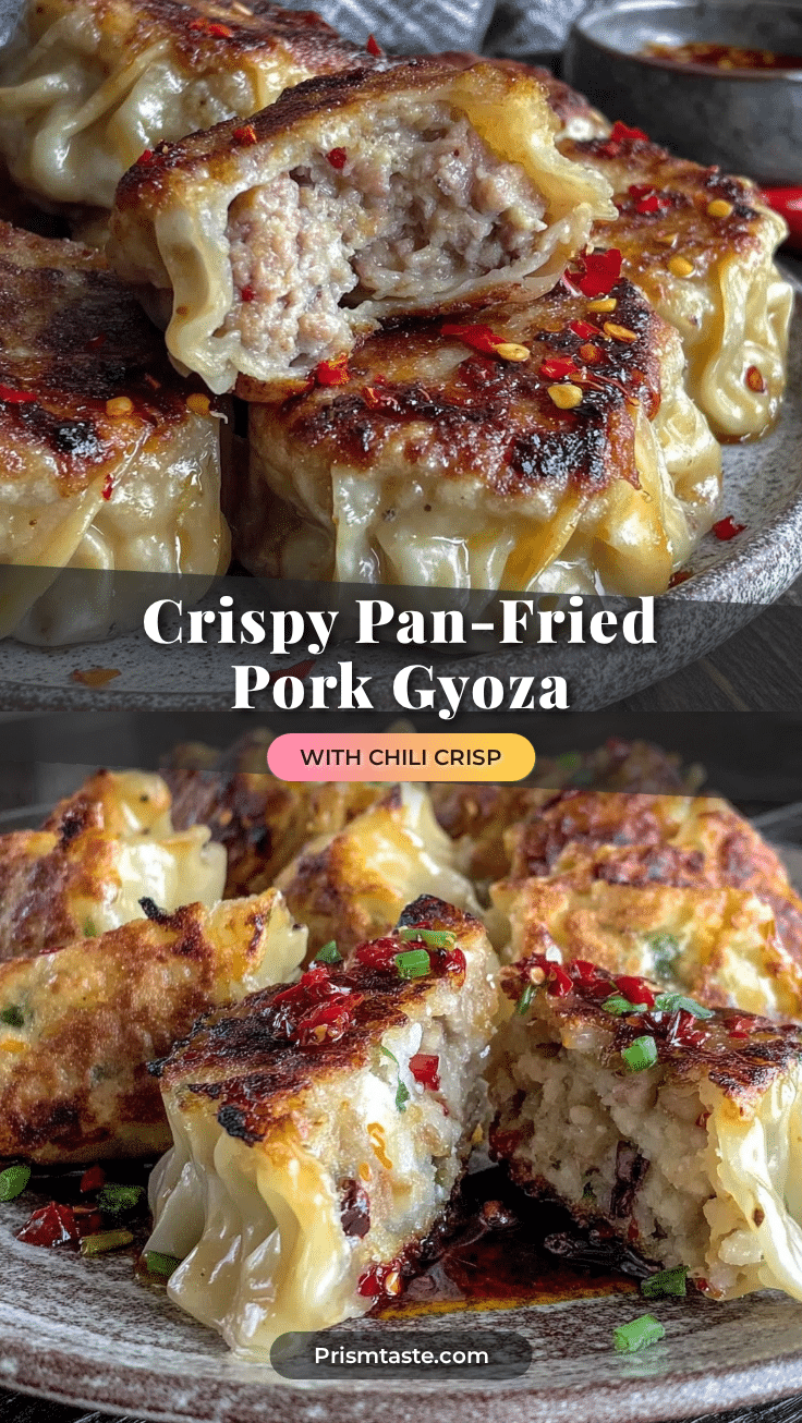 crispy pan-fried pork gyoza recipe