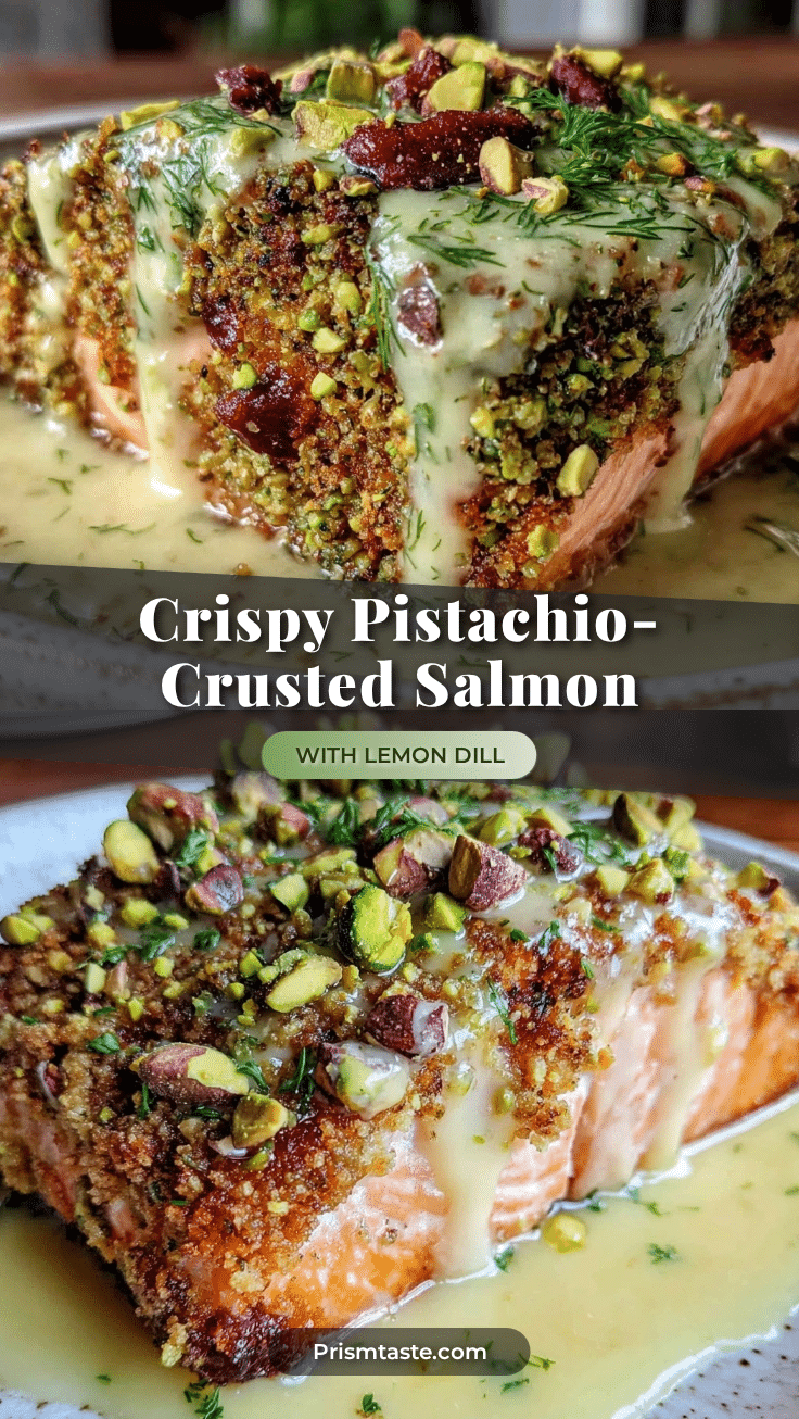 crispy pistachio-crusted baked salmon recipe