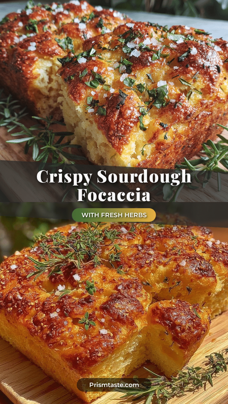 crispy sourdough focaccia recipe