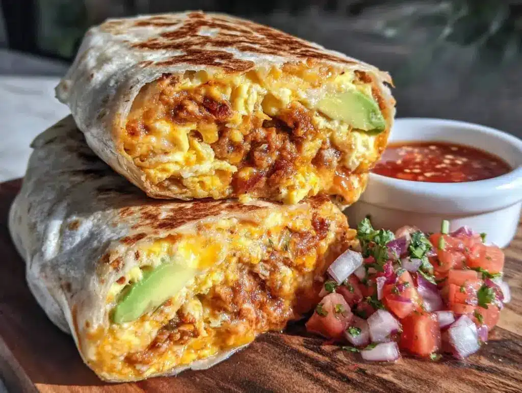 crispy ultimate breakfast burrito - featured image