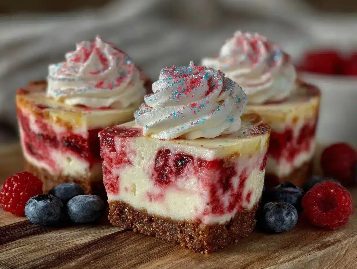 Firecracker Cheesecake Cups preparation steps
