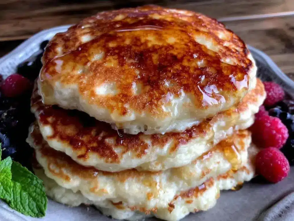 fluffy buttermilk pancakes - featured image