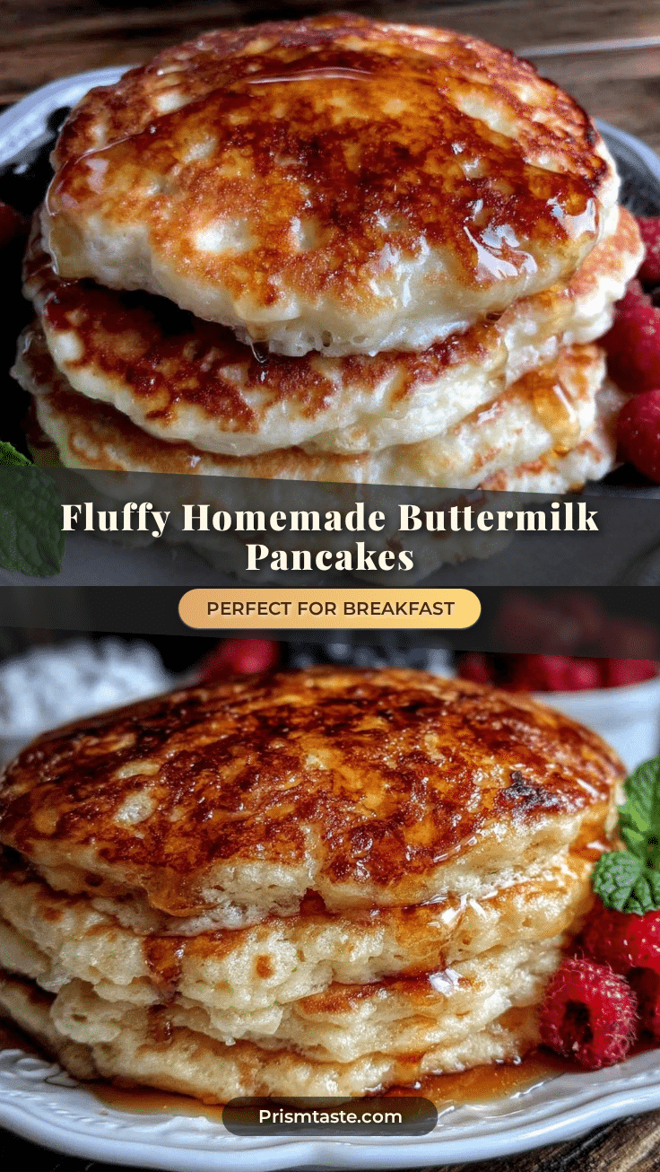 fluffy buttermilk pancakes recipe