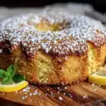 fluffy lemon ricotta cake - featured image