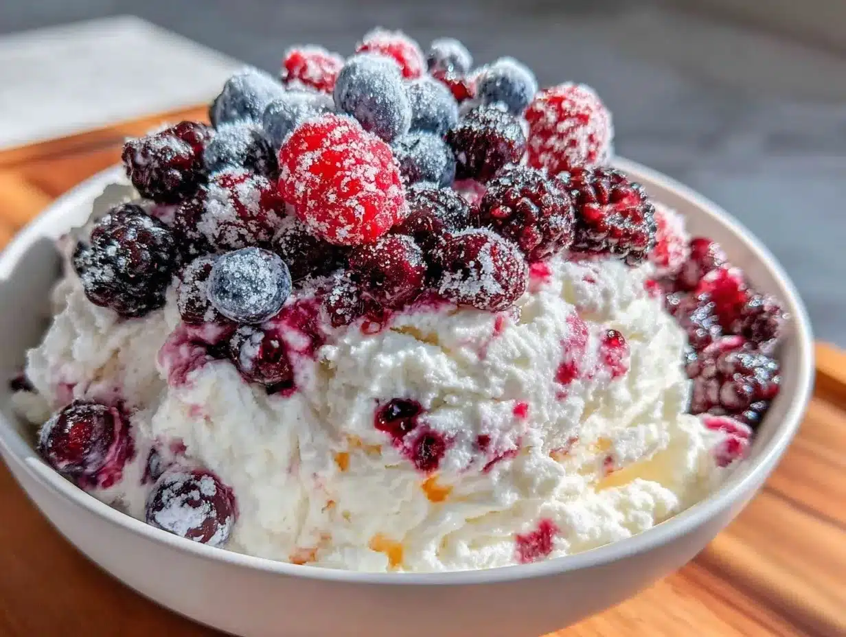 fresh cottage cheese ice cream preparation steps