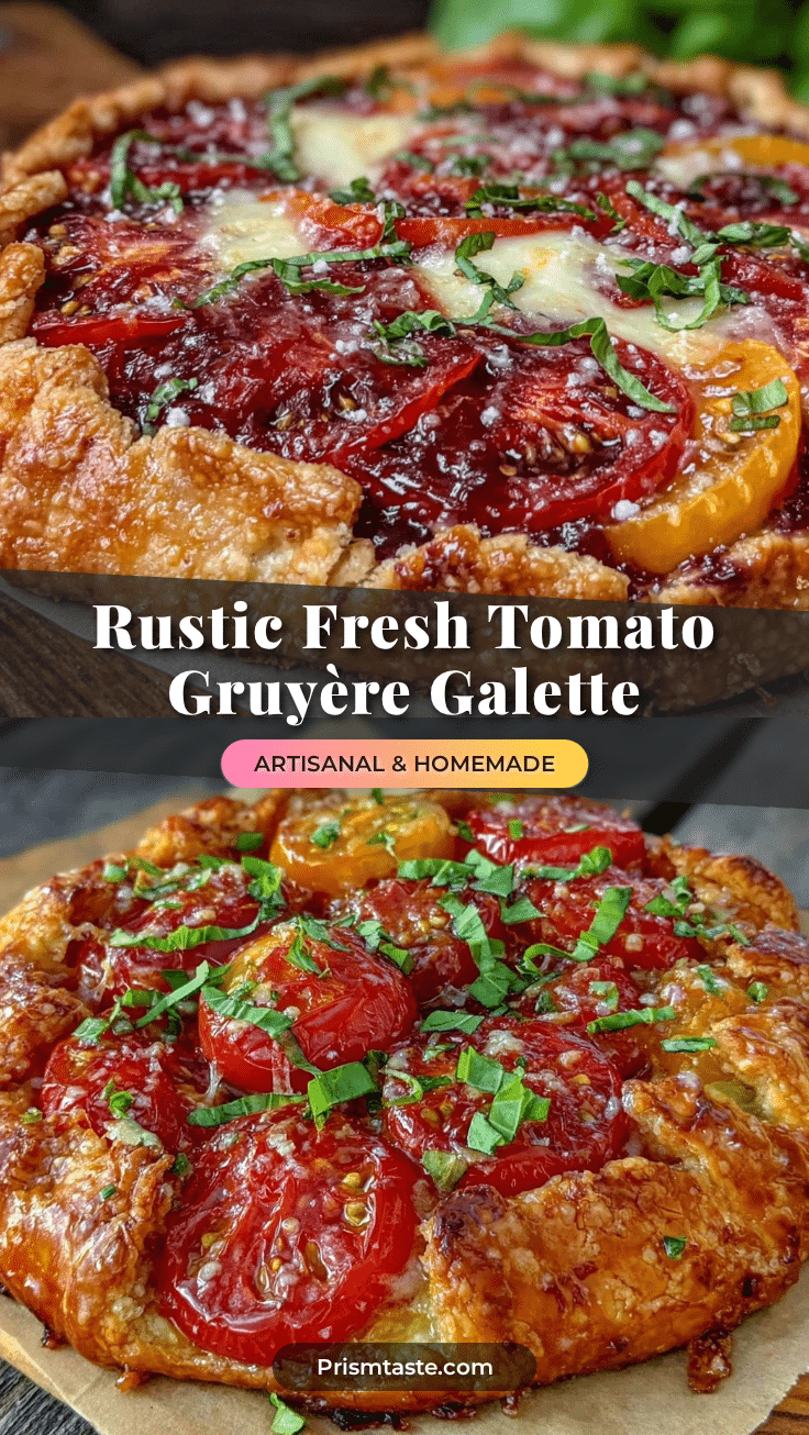 fresh rustic tomato galette recipe